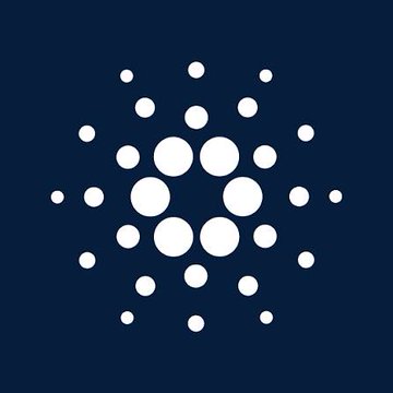 The image features the Cardano logo—a circular arrangement of dots forming a hexagonal pattern—on a dark blue background, representing the Cardano blockchain's integration with Fireblocks for native token custody.