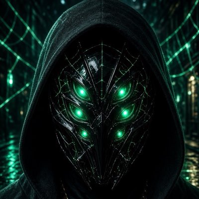 A hooded figure wearing a spider-themed mask with glowing green eyes stands against a dark, web-filled backdrop, reinforcing the mysterious "Lock in." message by visually tying into Spider-Man's iconic webs and vigilant, locked-in persona.