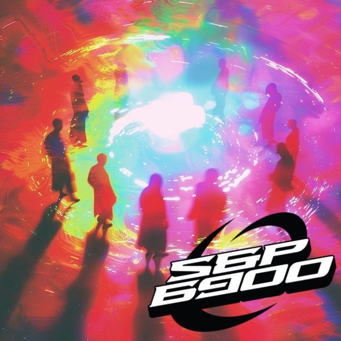 Vibrant artwork featuring silhouettes of robed figures gathered around a glowing, multicolored burst of light in hues of red, pink, green, and blue, with the bold "SPX 6900" logo displayed in the lower right corner, visually evoking a cult-like assembly that mirrors the post's warning about societies that fail to produce families and homes inevitably giving rise to ideologies and cults, suggesting SPX6900 as a modern embodiment of this phenomenon.