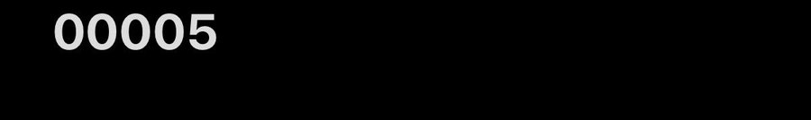 The image shows the text "00005" in white on a black background, which appears to be a snippet highlighting the number "5"—referenced in the caption as one of the "5 figures" (likely indicating a large monetary amount) that the post is alluding to while claiming to manage the wallets in question.