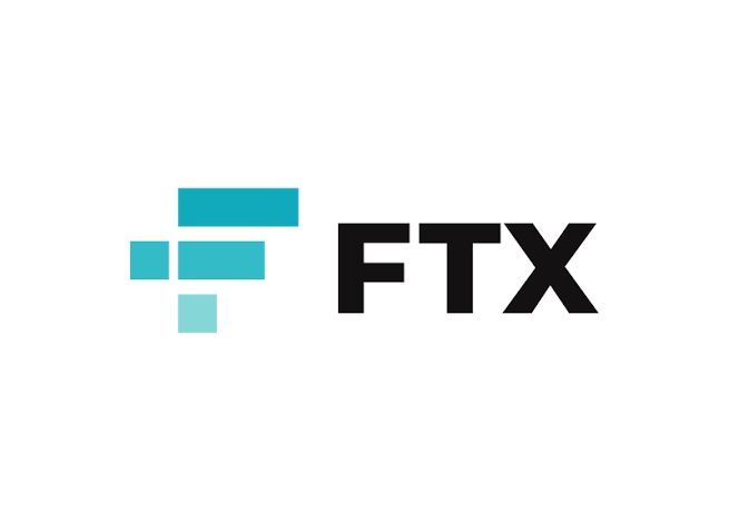 The image displays the FTX logo, featuring the company name in bold black lettering alongside its distinctive teal and light blue geometric icon, visually identifying the cryptocurrency exchange mentioned in the post about its upcoming $900 million creditor distribution.