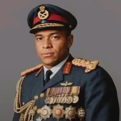 A decorated military official in uniform, likely representing leadership and authority in the context of the post about the cryptocurrency $MBPD on Solana.
