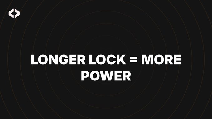 A dark graphic with concentric circles stating 'LONGER LOCK = MORE POWER' in bold white text.