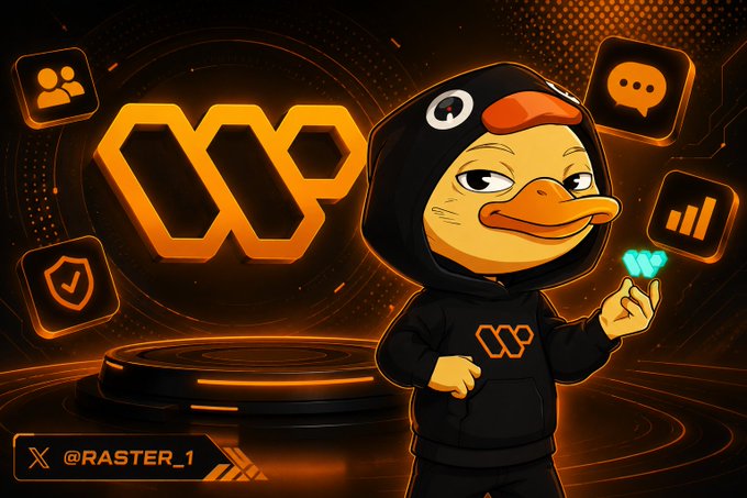 The image features a cartoon duck character wearing a black hoodie, standing against a dark background with various icons surrounding him. The main focus of the image is the text "me: scrolling CT at 2pm sees a Wallchain tweet says gquacks immediately doesn' even read the tweet just knows the vibes are immaculate @wallchain alpha is different". This suggests that the cartoon duck character might be promoting or discussing the Wallchain platform, as it seems to be an important aspect of their digital experience.