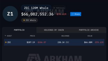 The image shows a computer screen with details about an EC whale, which stands out as a symbol of significant loss due to market fluctuations. The whale is listed at $70 million down, suggesting that it was once worth $174 million but has now dropped in value below half of its previous worth. This downward trend over the last six months indicates substantial trouble for the owner of this EC whale, who has not been able to recover from such a loss within the time frame shown.