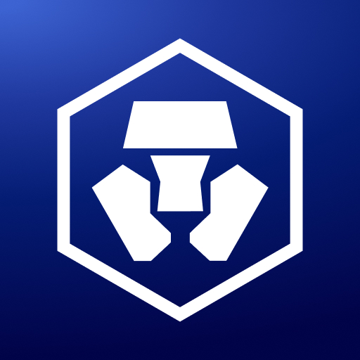 A white geometric logo featuring a stylized hexagonal shape with an angular 'F' design, displayed on a dark blue gradient background.