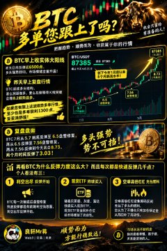A Chinese Bitcoin (BTC) investment promotion graphic with charts and text suggesting quick wealth.