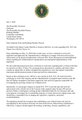 The image shows a document page from the SEC Office of Inspector General dated July 23, 2020, titled "Final Management Report: U.S. Securities and Exchange Commission's Processing of Requests for Confidential Treatment." The document does not visually relate to the post about Andrew Cuomo and the CLARITY Act, but rather appears to be a supporting reference document likely cited in the broader discussion about crypto industry regulation and SEC oversight.