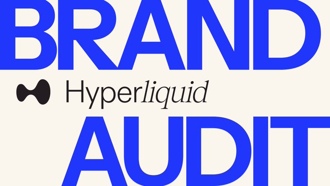 The image features a logo for a brand named "Hyper Liquid". The logo consists of blue letters spelling out "BAND" with a black bow at the bottom, accompanied by the word "audit" written below it. Below this, there is a small text that reads "7-element brand audit". This suggests that Hyper Liquid has been audited to determine its effectiveness in various aspects or elements related to branding and marketing.