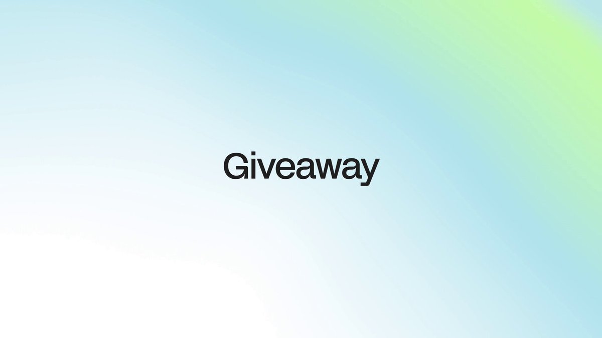 The image features a white rectangular area with the text "GIVEAWAY" written in black capital letters at the top center of the screen, indicating an upcoming contest or challenge related to spending on Jupiter Spend. The background is a gradient of colors transitioning from blue near the top to green near the bottom and gray towards the middle. This gradient effect can be seen throughout the image, creating a visually appealing and dynamic atmosphere. There's also a small drop shape located in the bottom right corner of the screen.