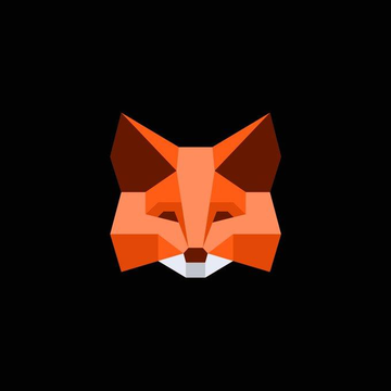 A geometric, low-poly fox face (the MetaMask logo) on a black background, symbolizing MetaMask's new support for Robinhood Chain and its expanded self-custody capabilities for trading assets like $ETH and $USDC.