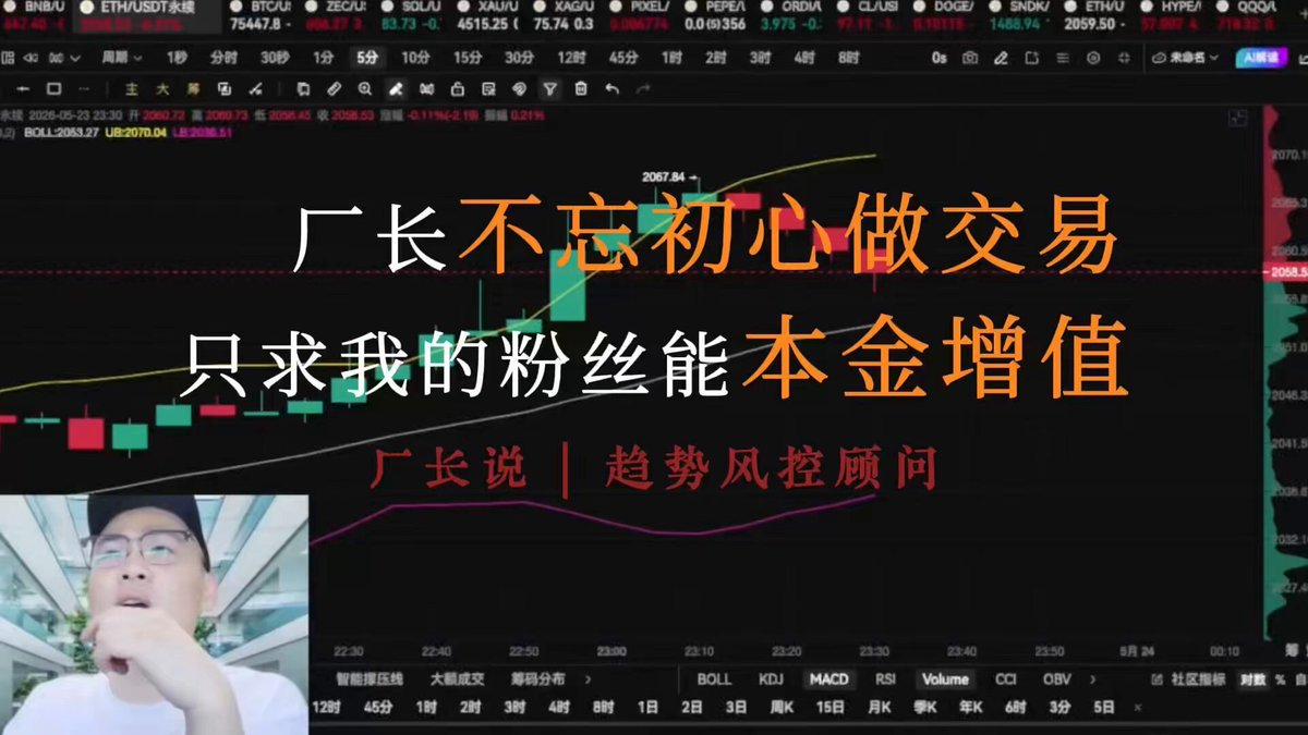 The image shows a man wearing glasses, likely an analyst or stockbroker, intently watching a computer screen that displays various financial data and charts related to cryptocurrency trading. The content displayed on the screen includes Bitcoin prices, stock market trends, and other relevant information. The man's focus indicates his interest in understanding the changes and fluctuations of the crypto-currency market, as well as its broader implications for different economic indicators like stock market performance and bitcoin value.