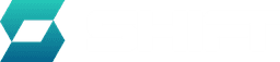 The image features a logo for a company named "gShift Web3" that focuses on shifts in narrative from permissioned, broker driven finance to permissionless, 24/7 onchain stock trading. The logo includes the word "shift" written in white letters and is accompanied by a blue arrow pointing towards it. This design emphasizes the shift in focus from traditional financial systems to a more transparent and accessible approach to investing and trading.