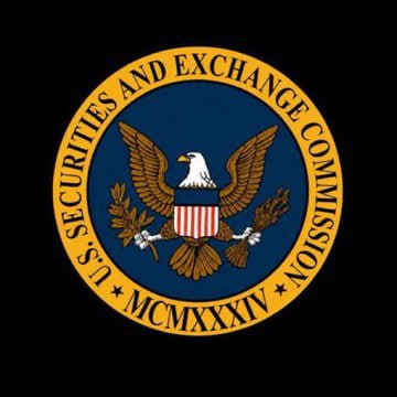 The official seal of the U.S. Securities and Exchange Commission (SEC), featuring a bald eagle with a shield, surrounded by the text 'U.S. SECURITIES AND EXCHANGE COMMISSION' and the Roman numerals 'MCMXXXIV' (1934).