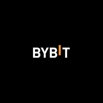 The image displays the "BYBIT" logo in white text with a distinctive orange vertical line through the "I," set against a black background. The logo represents Bybit, the cryptocurrency exchange mentioned in the post that has launched a locally operated platform in Indonesia by acquiring a majority stake in NOBI.