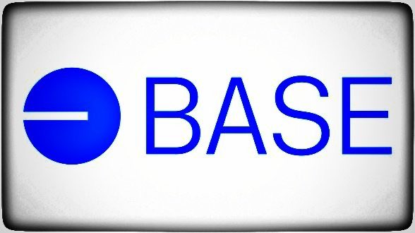 A logo graphic featuring a blue circular icon next to the word 'BASE' on a white background.