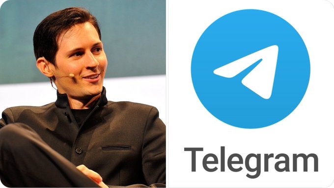 Pavel Durov, the founder of Telegram, pictured next to the Telegram app logo, as the messaging platform prepares to launch its native "Gram" cryptocurrency wallet to over a billion users worldwide.