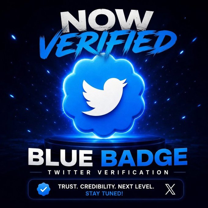 !!!VERIFIED BLUE BADGE TWITTER VERIFICATION!!!