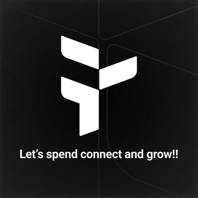 The image features a black background with white text that reads "Let's Spend Connect and Grow!". The logo for Hyperliquid, which is an app designed for users to manage their spending across multiple accounts, is prominently displayed at the bottom of the image.