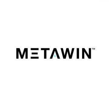 The MetaWin logo is displayed, representing the platform where a player reportedly turned $5 into $23,000 through airdrops. This image visually anchors the MetaWin brand to the incredible win detailed in the accompanying post.