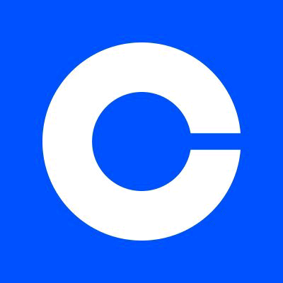 A large white letter 'C' on a solid blue background.