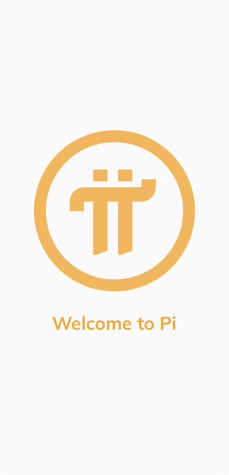 The image displays the Pi Network logo—a yellow/gold Pi symbol inside a circular ring—with the text "Welcome to Pi" displayed beneath it, serving as a visual reference to the Pi Network cryptocurrency being discussed in the post about its price trajectory from $1.47 to $0.15.