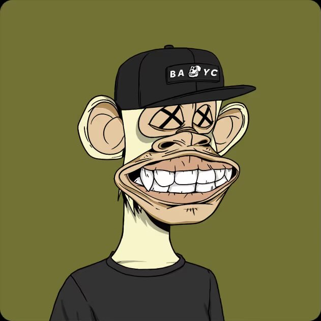 The image features a cartoon character wearing a black shirt with white text that reads "become a member, buy an ape". This suggests that there might be a connection between the character's appearance or actions and the concept of purchasing an animated character as a collectible item in the game. The character is depicted with a big smile on their face, which adds to the overall cheerful atmosphere of the image.