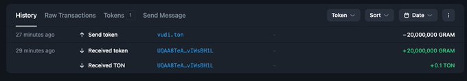 The image displays a screenshot of a trading dashboard for the cryptocurrency exchange Gemini, which features several transactions, including receiving tokens and sending them, along with a list of different tokens being sent or received by users within minutes ago. The focus on this information highlights the fast pace at which the exchange operates and its emphasis on supporting the community through timely updates about token transactions.
