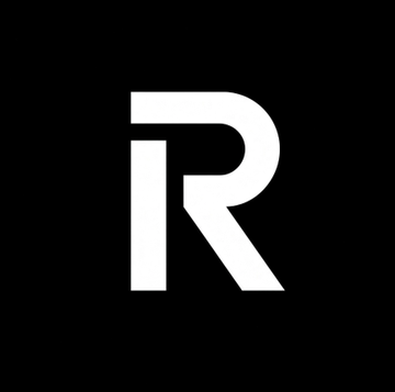 A bold white stylized "R" logo on a black background, representing the Revolut brand mentioned in the post about the company's recent data breach and extortion demands.