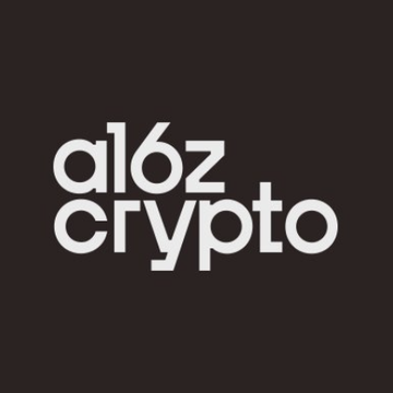 The image displays the "a16z crypto" logo in white text on a black background, representing Andreessen Horowitz's crypto division. The logo is referenced in the post to identify the wallet suspected of selling 105,400 $HYPE tokens valued at $6.48 million during a 17% monthly decline.