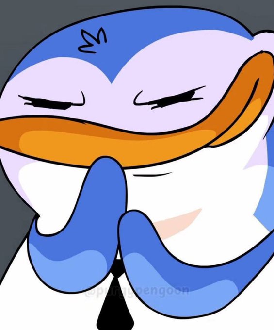 A cartoon penguin character with a blue mask and tie holds a finger to its beak in a "shhh" gesture, with a watermark reading "@princepengoon" at the bottom. The image perfectly captures the meme's theme of staying quiet and respectful during real conversations instead of bringing up price.