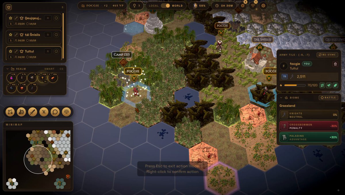 The image shows a video game screen with a map of a fantasy world, featuring various elements such as mountains, trees, buildings, and water bodies. The game appears to be in the final testing phase, as indicated by the text "Lords @realms_gg Blitz is currently in the final testing phase on the @Starknet mainnet". This suggests that the game might have some bugs or issues that need to be resolved before it can be released for play.

The post also mentions a character named "Gandalf" and a player named "Ramschaft", which could potentially be characters from the game, but they are not clearly visible in the image. The focus of the image is on the game itself, highlighting its visual aspects and gameplay mechanics.
