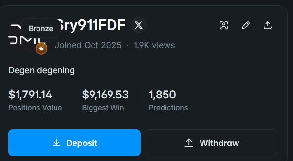 The image shows a screenshot of a social media platform, possibly Twitter, with a post about a trading strategy for a cryptocurrency called BRONZE. The post includes information about joining a trading event that took place on October 25, 2015, where participants gained 1,959 views and made $1,853 in positions value. The post also mentions the biggest win of the day at $1,851.