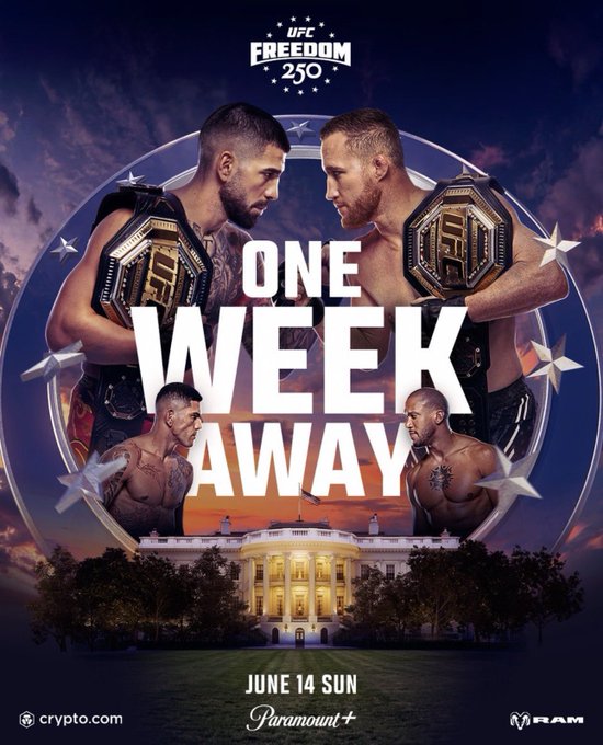 The image features two men holding fighting gloves, with one man wearing a black shirt and the other a white shirt. The poster also includes an advertisement for the streaming platform Netflix, which has been described as "the biggest sports event in the world".