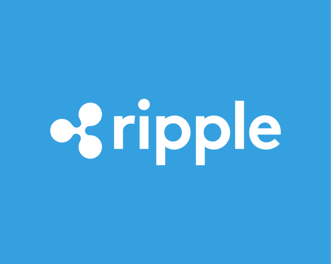 The image displays the Ripple logo, featuring its distinctive three-circle ripple symbol next to the word "ripple" in white lowercase text, set against a bright blue background. This visual ties directly to the announcement of Ripple achieving MiCA compliance, highlighting the company's regulated crypto-service status across the European Economic Area.