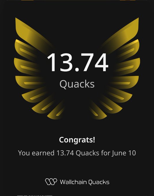 "Hello hardworking builders! Today I received 13.74 Quacks, the highest amount of Quacks I've earned so far. It may seem like a small milestone, but it's genuinely exciting and rewarding for me."