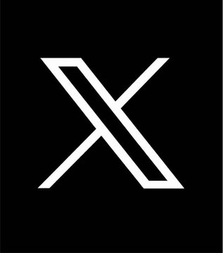 A stylized white "X" logo on a black background, representing the X social media platform referenced in the post about the author's upcoming visit to X headquarters.