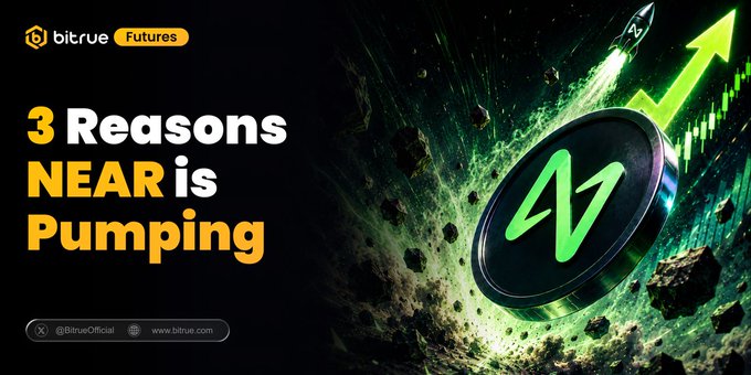 The image features an advertisement for Bitcoin Future, which has been updated with a green arrow pointing upwards. The text "3 Reasons Near Is Pumping" is displayed above the arrow, suggesting that the cryptocurrency market is experiencing significant growth or momentum at this moment in time. The image also includes a graphic of a rocket and the words "AI-related crypto narratives are back in focus", indicating that AI has been a driving force behind recent bullish sentiments surrounding Bitcoin Future.

The post's title reads "$NEAR @NEARProtocol is heating up as several bullish narratives stack together: AI-related crypto narratives are back in focus $NEAR futures Open Interest reportedly hit a record $713M Traders continue piling into long positions as momentum accelerates". The image and text convey the idea that Bitcoin Future has been gaining traction due to its strong AI-driven narrative, which is driving up interest and investment.

The post's content seems to be well-researched and backed by data, further reinforcing the bullish sentiment surrounding Bitcoin Future.