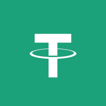 The image displays the white Tether (USDT) logo—a stylized "T" encircled by a ring—on a solid green background, representing the stablecoin issuer referenced in the post. The caption below highlights Tether's $1.5 billion Q2 operating profit alongside its substantial gold and Bitcoin reserve additions.