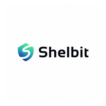 The image displays the Shelbit logo, featuring a stylized green and blue "S" emblem next to the company name in bold black text, relating to the Dubai-based crypto exchange mentioned in the post about alleged sanctions violations and a $4 billion money laundering investigation.