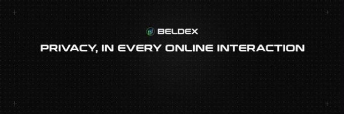 A dark banner featuring the 'BELDEX' logo with the slogan 'PRIVACY, IN EVERY ONLINE INTERACTION'.
