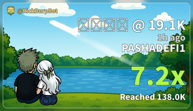 The image shows a couple sitting together, with a beautiful view of a lake in front of them. The sky above them has clouds, adding to the serene atmosphere. In the background, there are trees that provide a natural backdrop for their setting. The caption on the image reads "MASSIVE 7x pump on #One call One entry This is what precision looks like in a degen market Alpha drops like this don't wait t.me/PASHADEFI1 2kBH6UcR8TitebUbKNYNvqSfWaiFBJ7nAPTKQwpump #helevier #LoveIslandUK #Crypto #sol #DOGE #memecos #zeudiners #USA". The image is related to the post because it features a couple sitting together, which could be seen as an advertisement for a product or service.
