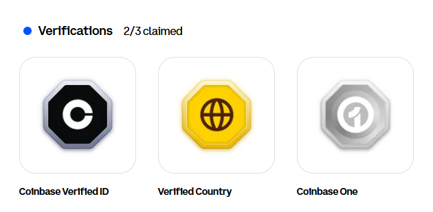 The image presents an overview of a verification process for a cryptocurrency called @base, as shown by three different button buttons with varying symbols representing different types of verification: CoinBase Verified Country ID (CbVerifiedCountryId), Verified Country ID (VcID), and Verified Country Name (vcName). The viewer should focus on understanding the options provided in each section to confirm their identity correctly.