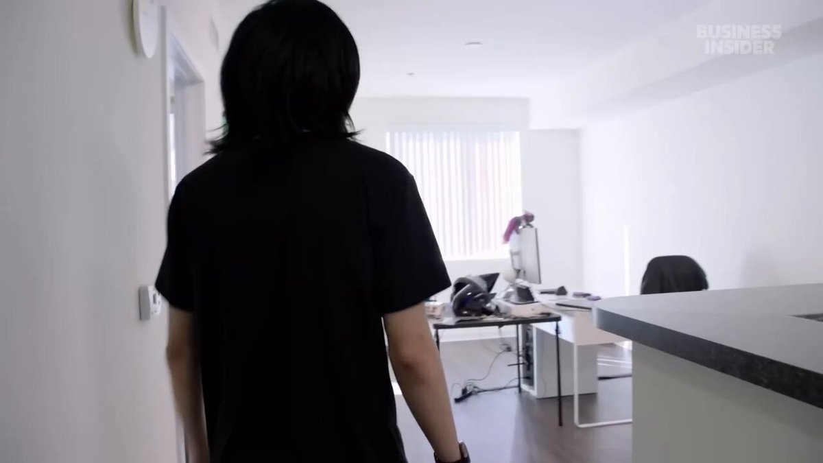 The image shows a person walking into an office, with a computer desk visible behind them. The background of the photo also includes a white wall and a window. There are two chairs present in the room - one near the desk and another further away from the main scene. A computer mouse can be seen on the desk as well.

The image is related to Bitcoin, as it says "This only works if they buy Bitcoin and hold." This implies that the person walking into the office might have invested in Bitcoin or is considering doing so. The post suggests that Bitcoin could potentially provide financial benefits for those who invest in it at the right time.
