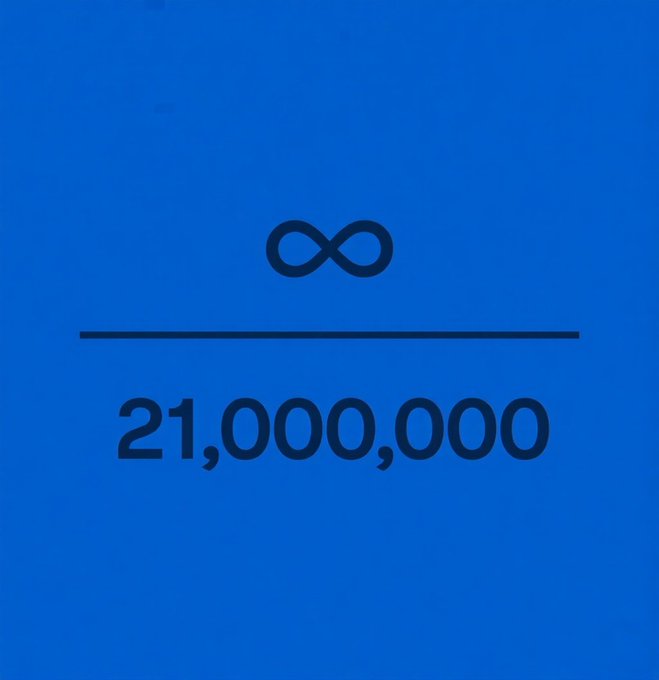 The image features a blue background with the text "21,000,000" written across it. The text is black and stands out against the blue backdrop. The caption of the image reads "sato @justinsuntron Brother Sun, the V4 engine needs your support." This message seems to be related to the post about the V4 engine on a website called Justinsuntron.