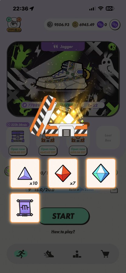 The image shows a phone screen with an app icon displayed at the top left corner. Below the icon, there are several buttons that appear to be part of a game or puzzle. The first button is labeled "Step", followed by "Polygon Realm MB9 = 16,000 GMT". These buttons might be related to a gaming experience or a puzzle-solving app.