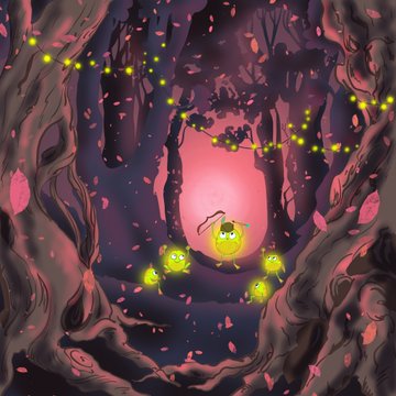 In a dark, twisted cavern, a crowned yellow frog and its smaller glowing companions gather before a radiant pink portal, visually echoing the creator’s “frog maker” passion and hinting at the upcoming @RobinhoodCrypto launch.