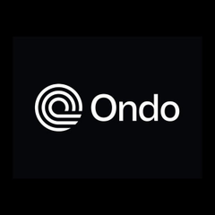A black logo screen displays the white word 'Ondo' next to a circular spiral icon.