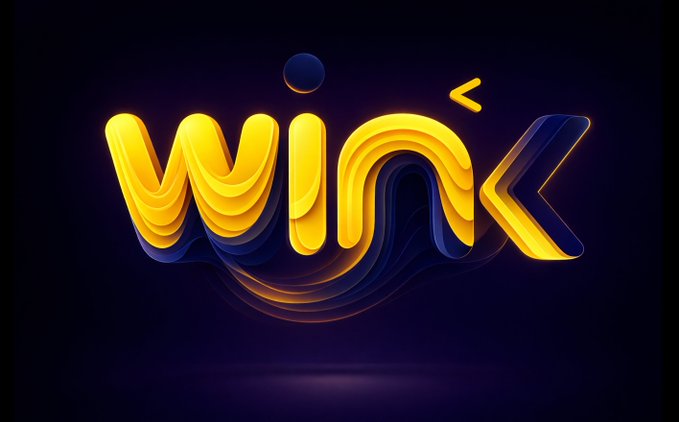 A stylized 3D rendering of the word "WIN" in yellow and blue letters with a small smiley face, displayed on a dark background.