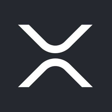The XRP logo is displayed in white against a dark background, featuring the cryptocurrency's stylized "X" design. This visual accompanies news of XRP's notable 10% price surge within the past 24 hours.